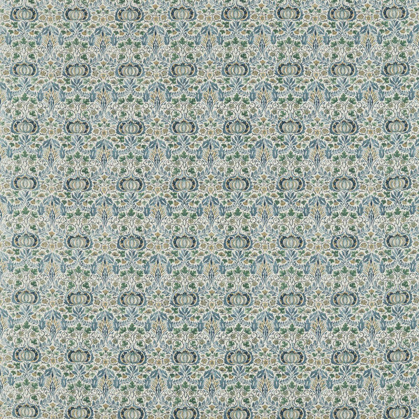 Little Chintz Slate Blue/Fennel | Morris & Co.