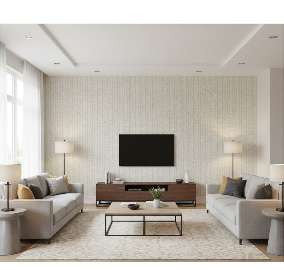 Locavita Basketweave | Phillipe Romano - living room room setting