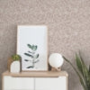 Lois Rose Gold Texture Wallcovering | Jeffrey Stevens - Image 5