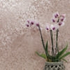 Lois Rose Gold Texture Wallcovering | Jeffrey Stevens - Image 7