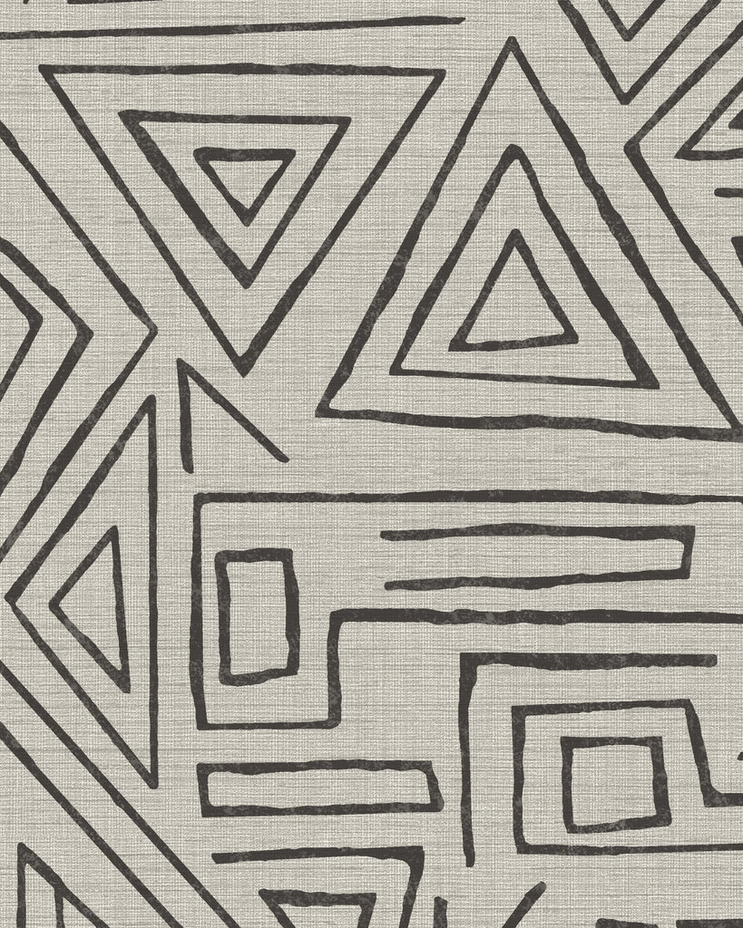 London Tahitian Tapa Flax Wallcovering | Phillipe Romano