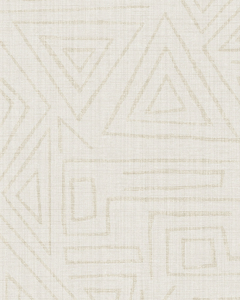London Tahitian Tapa White Sand Wallcovering | Phillipe Romano