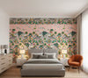 Lost Adventure Quartz Wp | Clarke and Clarke - bedroom room setting