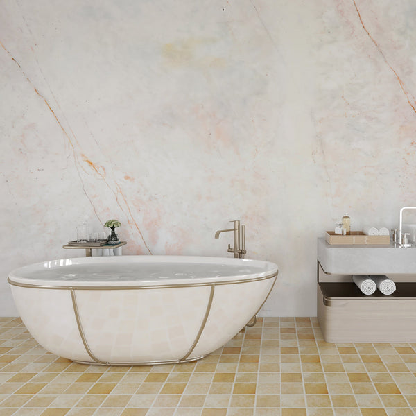Blushed Marble Mural Contemporary | Architectural Wallcoverings