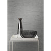 Maclure Silver Striated Texture Wallcovering | Jeffrey Stevens - Image 3