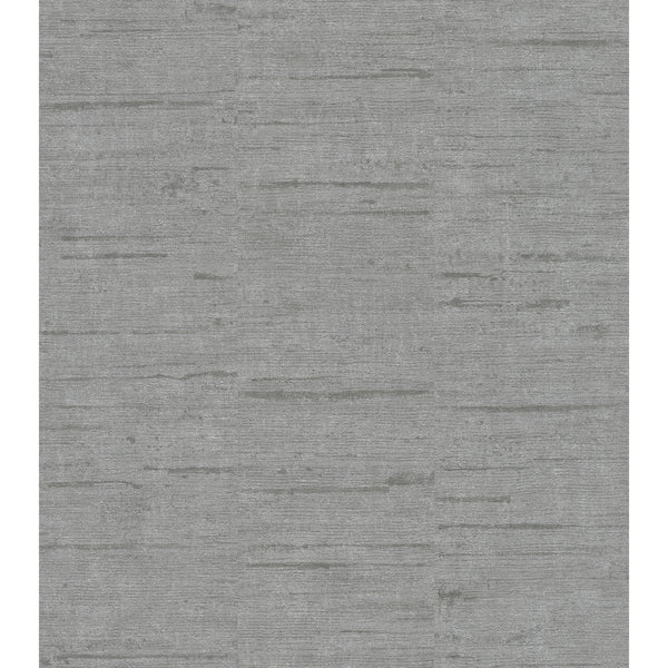Maclure Silver Striated Texture Wallcovering | Jeffrey Stevens - Image 1