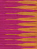 Ikat Stripe Two Color, Magenta / Ochre