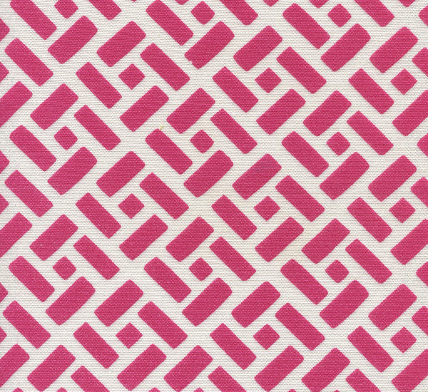 Magenta on White Wallcoverings | Suncloth