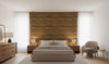 Mahikea Classic Grasscloth | Phillipe Romano - bedroom room setting