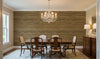 Mahikea Classic Grasscloth | Phillipe Romano - dining room room setting