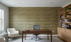 Mahikea Classic Grasscloth | Phillipe Romano - office room setting