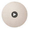 Maidstone - Taupe Type II Vinyl | Hollywood Wallcoverings Circular Swatch | Hollywood Wallcoverings
