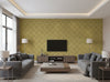 Malaga Gold Rivets - living room room setting