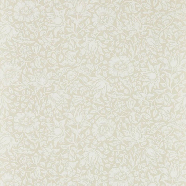 Mallow Ivory Cream Wallcovering | William Morris