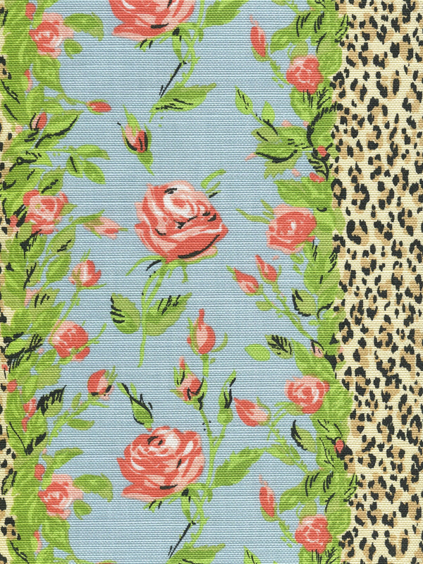 Malmaison, Bali Blue / Green / Taupe | Quadrille
