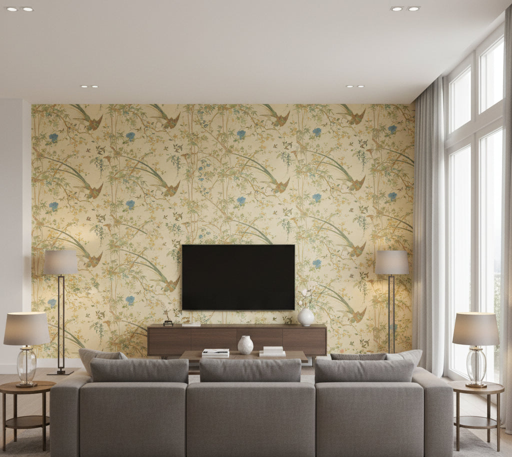 Mandalay Sisal Spring | Lee Jofa - living room room setting