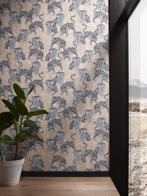 Memento Tiger Print Wallcovering