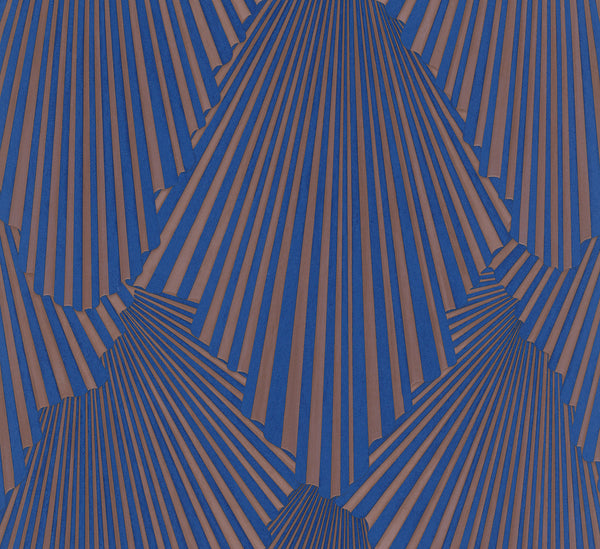 Papis Loveday Fashion Icon - Blue, Copper Wallcovering | Marburg
