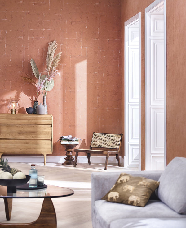 Papis Loveday - Orange, Red Wallcovering | Marburg