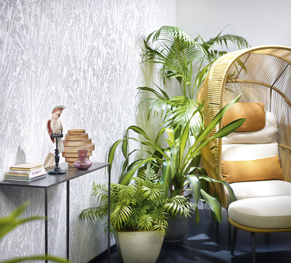 Papis Loveday - Grau-Beige, Pearl Wallcovering | Marburg