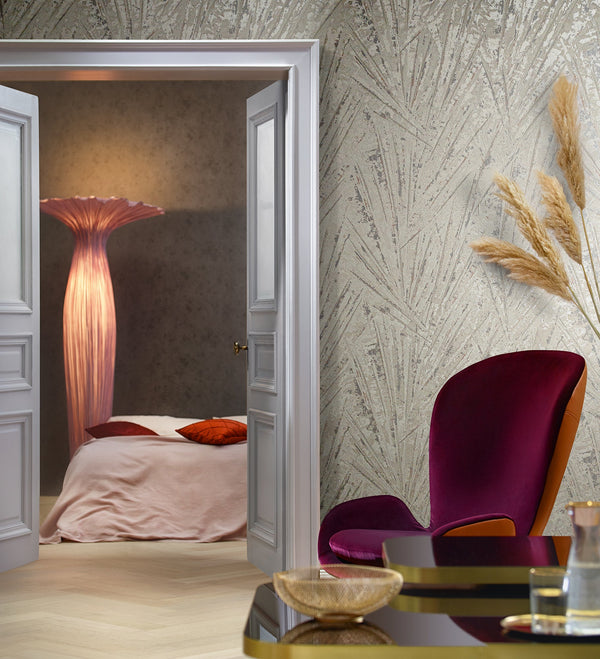 Papis Loveday - Beige, Pearl Wallcovering | Marburg