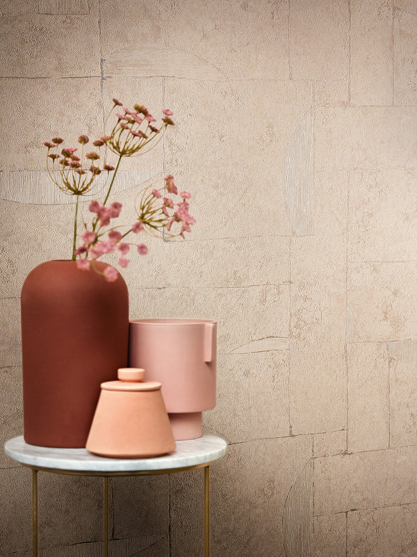 Papis Loveday - Beige, Red Wallcovering | Marburg