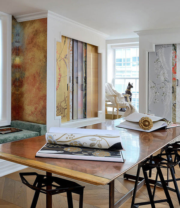 Xi Hu Lake Tapestry Amber  fabric | Coordone Europe