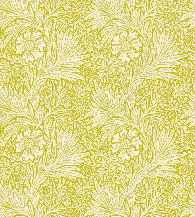 Marigold Wallpaper Chartreuse  | William Morris