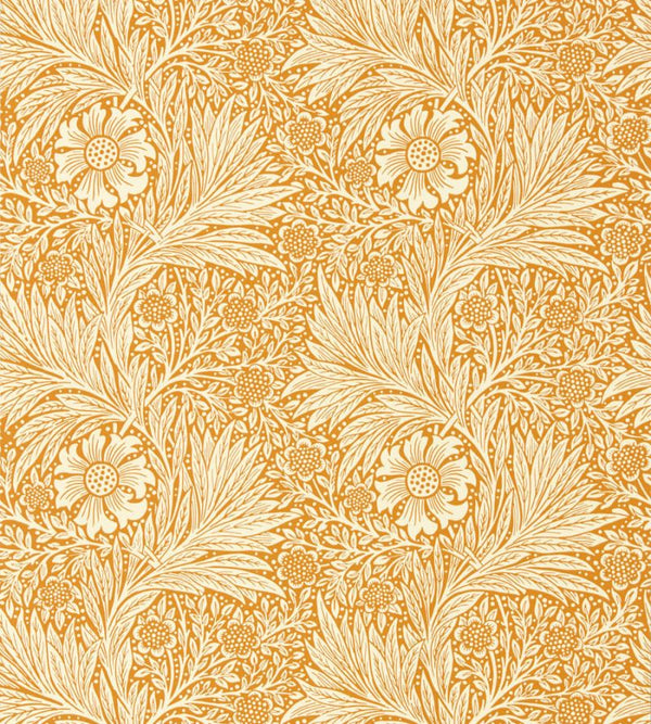 Marigold Orange Wallcovering | William Morris