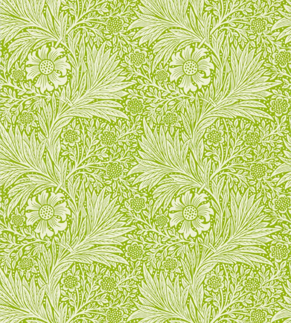 Marigold Green Sap Wallcovering | William Morris