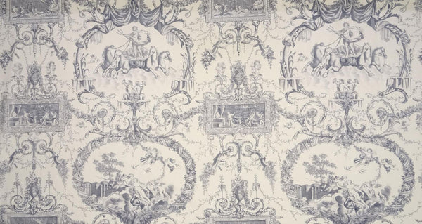 Neptune Toile, Marine Wallcoverings | Charles Burger