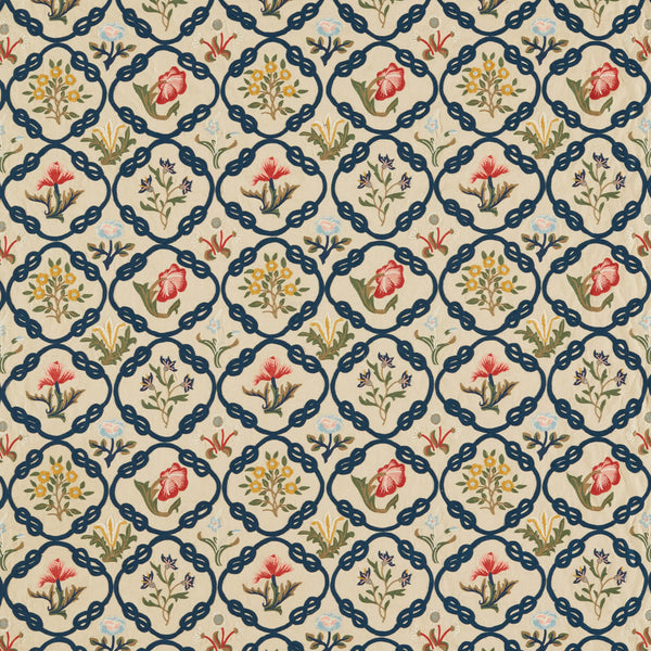 May`S Coverlet Indigo/Rose | Morris & Co.
