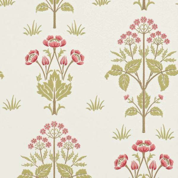 Meadow Sweet Wallpaper Olive Rose | William Morris