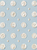 Medals Kiln Blue Wallcovering | FallingStar Studio