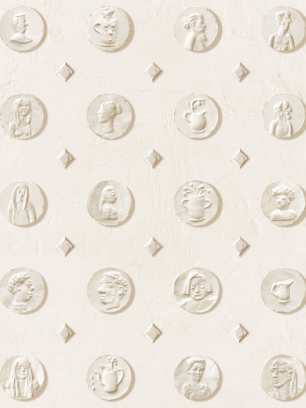 Medals Plaster Wallcovering | FallingStar Studio