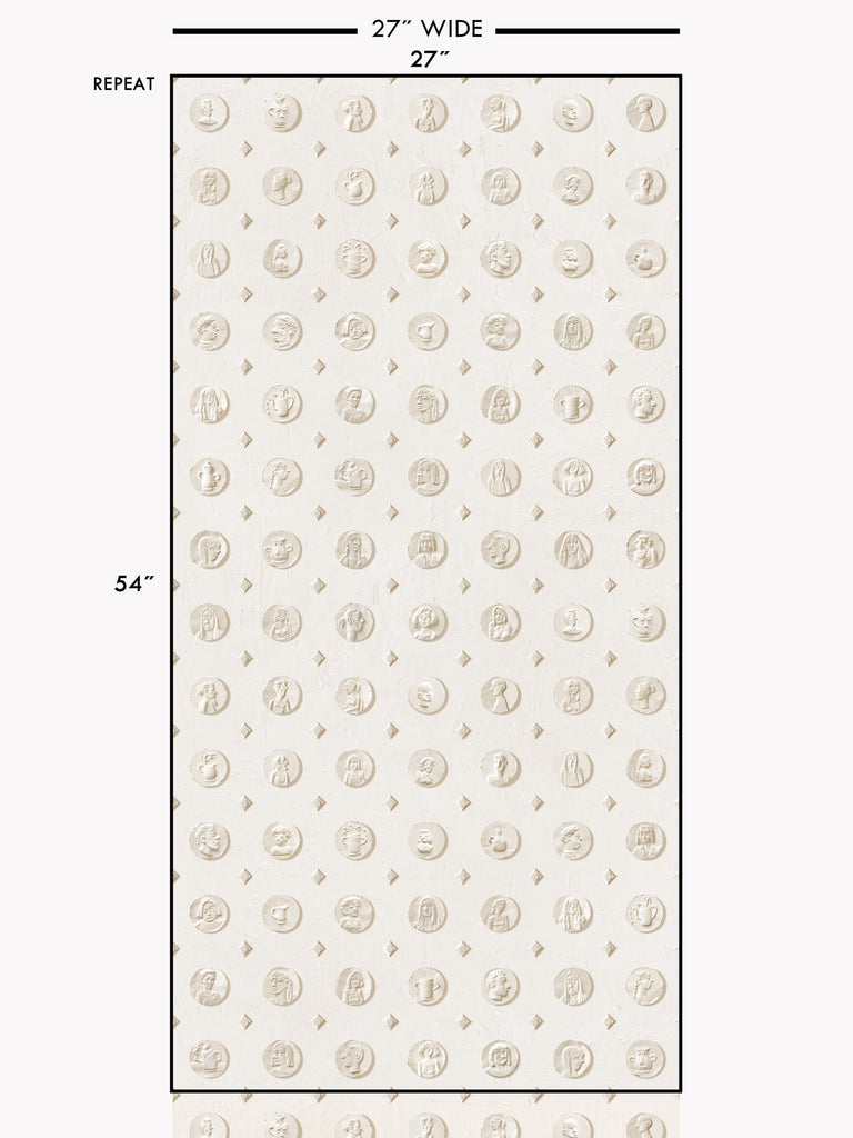 Medals Plaster Wallcovering | FallingStar Studio