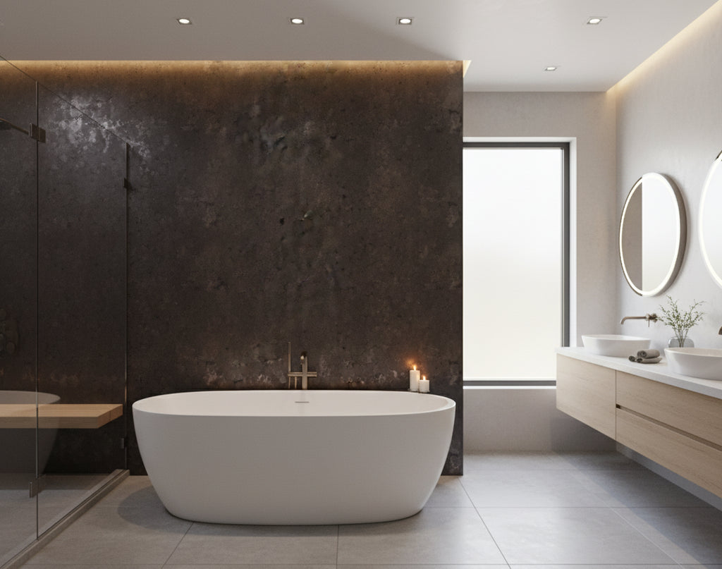 Medelin Cork | Phillipe Romano - bathroom room setting