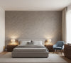 Medici Real Cork Damask | Phillipe Romano - bedroom room setting