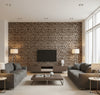 Medici Real Cork Damask | Phillipe Romano - living room room setting