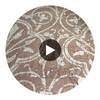 Medici Real Cork Damask | Phillipe Romano Circular Swatch | DW