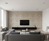 Medici Real Cork Damask | Phillipe Romano - living room room setting