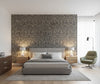 Medici Real Cork Damask | Phillipe Romano - bedroom room setting