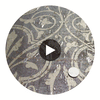 Medici Real Cork Damask | Phillipe Romano Circular Swatch | DW