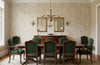 Medici Real Cork Damask | Phillipe Romano - dining room room setting