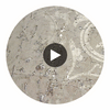 Medici Real Cork Damask | Phillipe Romano Circular Swatch | DW