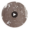 Medici Real Cork Stripe | Phillipe Romano Circular Swatch | DW