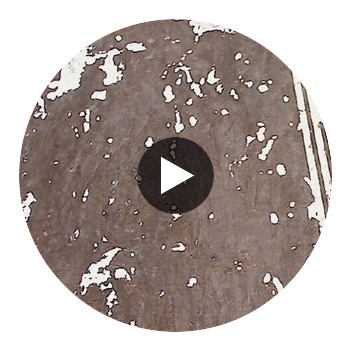 Medici Real Cork Stripe | Phillipe Romano Circular Swatch | DW