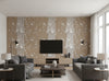 Medici Real Cork Stripe | Phillipe Romano - living room room setting