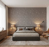 Medici Real Cork Stripe | Phillipe Romano - bedroom room setting