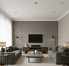 Medici Real Cork Stripe | Phillipe Romano - living room room setting